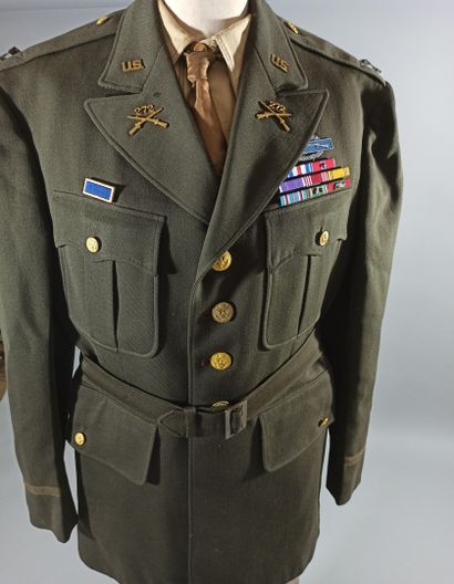  272nd Infantry Regiment 272nd I.D. I.D. Captain's Exit Uniform comprising: brown...