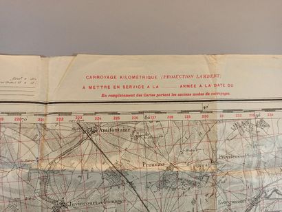 null Lot de 10 manuels d’instruction pour officier d’Artillerie, des années 1916...