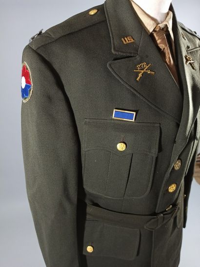  Uniforme de sortie de capitaine du 272nd infantry regiment de la 69st I.D. comprenant...