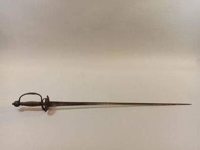 City sword. 
Single-branch iron mount and...
