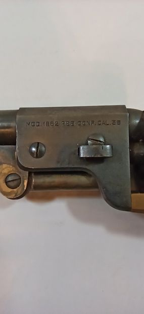 null Black powder revolver CAL 36

Model Rebel 1862

Bronze frame 

N° 81787

Contemporary...