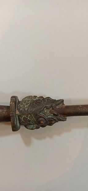  19th century Chinese weapon mass, 
Length: 51 cm