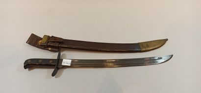 null Dutch abbot's sword with line, 

Length: 56 cm