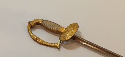 null Uniform sword.

Decorated bronze frame with one branch. Keyboard decorated with...