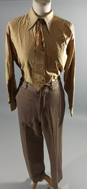  272nd Infantry Regiment 272nd I.D. I.D. Captain's Exit Uniform comprising: brown...
