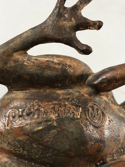 null CHENET Pierre, 20th century

Frog

bronze with brown-green patina, artist's...