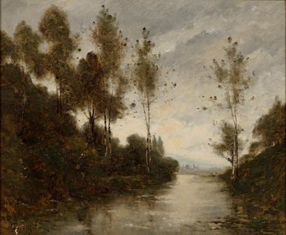 null 
TROUILLEBERT Paul Désiré, 1829-1900





Fisherman on the banks of the Clain,...
