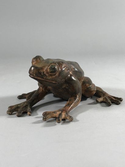 null CHENET Pierre, XXe siècle

Grenouille

bronze à patine brun vert nuancé, cachet...