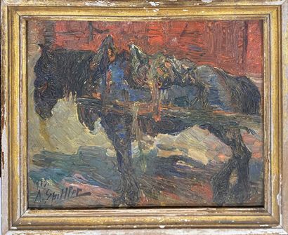 null SPITTLER A., 20th century

Draught Horses, 1913

pair of oil on cardboard forming...
