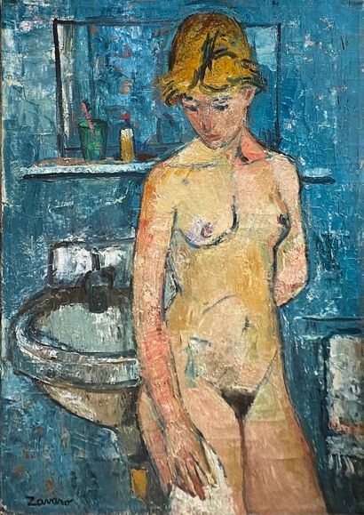 null ZAVARO Albert, born in 1925

Nude

oil on canvas (small missing parts and some...