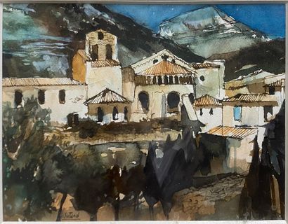 null JUTAND Pierre, 1935-2019

Village de montagne

Aquarelle, plumes, encre brune...