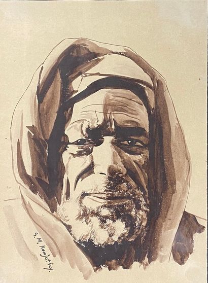 null KOMJATHY Gyula, 1894-1958

Oriental Portrait

brown ink wash on paper (insolation),...