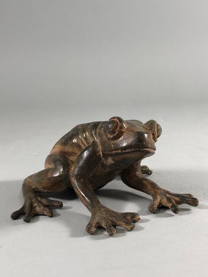 null CHENET Pierre, 20th century

Frog

bronze with brown-green patina, artist's...