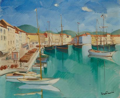null SLOAN Franck, 1900-1984

Port du Midi

oil on canvas (cracks and small lacks)

signed...