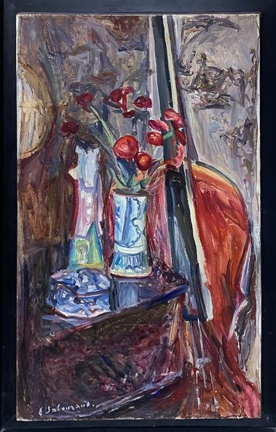 null 
SABOURAUD Émile, 1900-1996





The cello





oil on canvas, (small dent and...