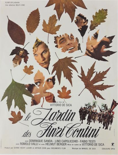 null Cinema - " Le jardin des Finzi Contini ", 1970, Ets St Martin, 77x59,8cm / 30,6x23,5in....