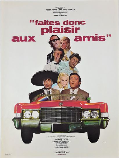 null Cinema - "Make your friends happy". 1969. Ets St Martin, 80x60cm / 31,5x21,5in....