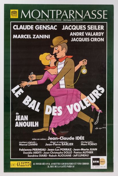 null Théâtre – Léo KOUPER (1926-) / Jean Anouilh – « Le bal des voleurs. » 1996....