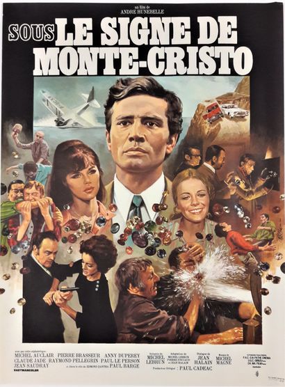 null Cinéma – Jean MASCII (1926-2003) « Sous le signe de Monte-Christo », 1968, Ets...