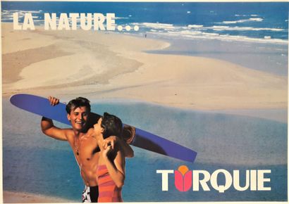 null Tourisme - « Turquie, la nature » Circa 1980. 48x68cm / 17,8x26,8in. Affiche...