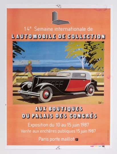 null Automobilia – MEB (d'après). 14ème semaine de l'automobile de collection, 1987....