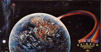 null Musique - « Down to Earth » 1979. 48,7x91,8cm / 19,1x36in. Affiche originale,...