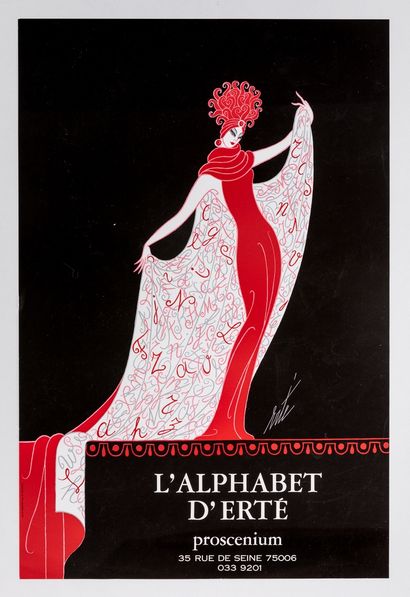 null Artiste – Erté (Romain de Tirtoff dit Erté 1892-1990). L'alphabet d'Erté. 1975....