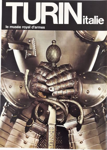 null Tourisme – « Turin Italie Musée Royal d'armes ». Circa 1980. 68x49cm/26,7x19,3in....