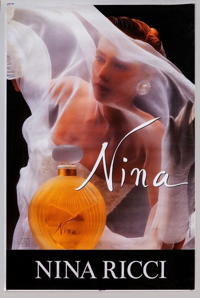 null Mode – Dominique ISSERMAN (1947-) « Nina RICCI, Nina parfum ». 1989. 175x119cm...