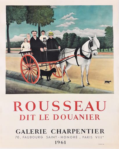 null Artist - Henri ROUSSEAU dit Le Douanier Rousseau, after (1844-1910). "Rousseau...