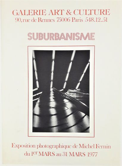 null Artist - Michel FERNIN, photographic exhibition "Suburbanism", March 1977, Paris....