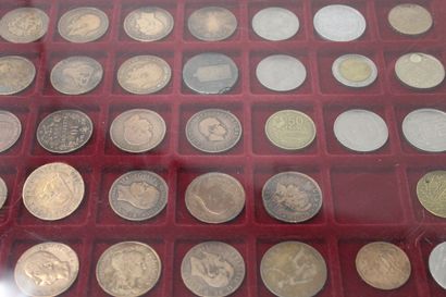  Important batch of various French and foreign coins.