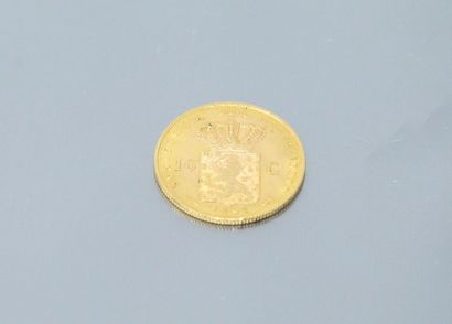 null Gold coin 10 Gulden Wilhelmina I (1897).

SUP.

Weight: 6.72 g.