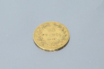 null Pièce en or de 20 francs Louis-Philippe I Type Domard, tête laurée (1840 A)

Poids...