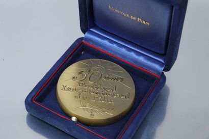 MONNAIE DE PARIS 
Médaille en bronze pour...