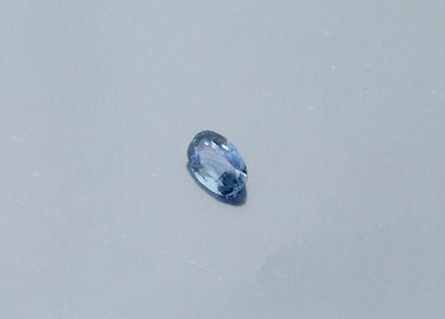 null Oval sapphire on paper.

Unheated Ceylon. 

Weight: approx. 2.85 cts.