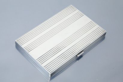 null Cigarette case in silver (925) 

Dim. 12 x 8 x 1 cm. - Weight : 170 g.