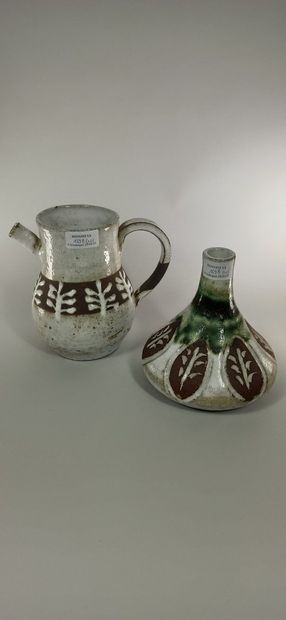 null THIRY Albert (1932 - 2009) et Pyot (née en 1932)

Lot de deux pièces :

- Vase...
