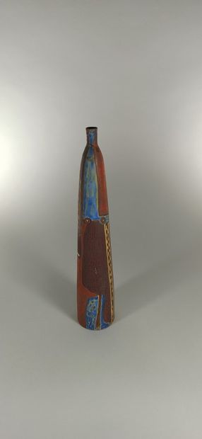 null KUHN Beate (née en 1927)

Vase à décor stylisé

Terre rouge, porte une étiquette...