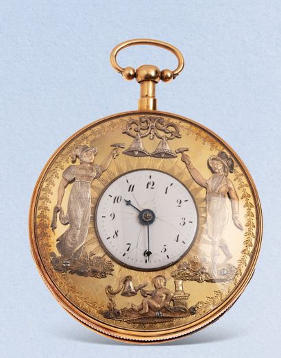 ANONYMOUS

Watch with three automatons and...