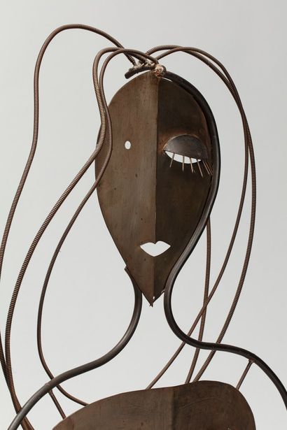null KAMMINGA, 20th century

Figure with bells, Bern, 1954

sculpture in cut and...