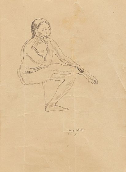 null PASCIN Jules, 1885-1930

Seated Nude

pencil drawing on a detachable notebook...