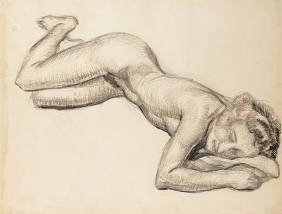 null CORNELIUS Jean-Georges, 1880-1963

Nude lying down

black pencil and black and...