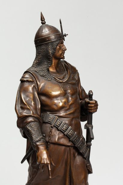 null PICAULT Émile Louis, 1833-1915

Ottoman warrior

bronze with light brown shaded...