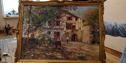 null FLOUTIER Louis, 1882-1936

Maison basque et paysan

huile sur toile, signée...