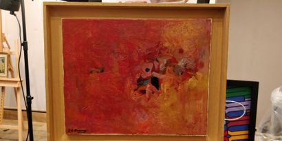 null KANAAN Élie, 1926-2009

Atmosphère rouge

huile sur toile, signée en bas à gauche,...