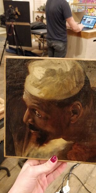 null LECOMTE DU NOÜY Jean Jules Antoine, 1842-1923

Head of an African

oil on canvas...