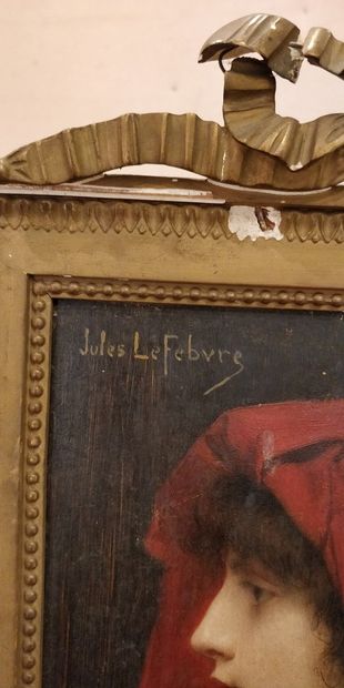 null LEFEBVRE Jules, 1836-1911

Grazziella, 30 nov 1892

huile sur panneau (restauration,...