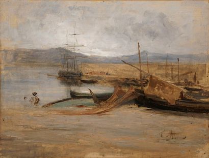 null APPIAN Louis, 1862-1896

Vue d'un port

esquisse à l'huile sur toile rentoilée,...
