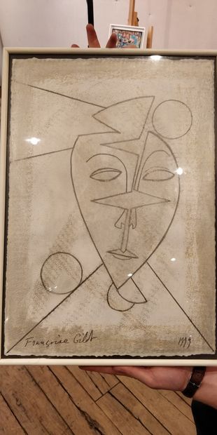 null 
GILOT Françoise , born in 1921





Face, 1999





mixed technique on paper,...